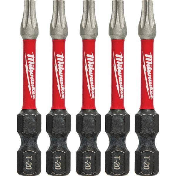 Milwaukee Tool - 1/4" Hex T20 Torx Impact Ready Bit - Americas Industrial Supply