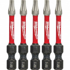 Milwaukee Tool - 1/4" Hex T20 Torx Impact Ready Bit - Americas Industrial Supply