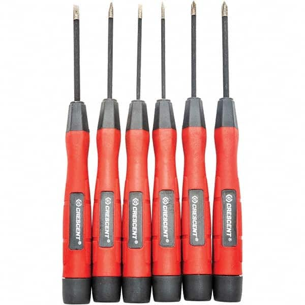 Crescent - Screwdriver Sets Screwdriver Types Included: Phillips; Slotted Number of Pieces: 6 - Americas Industrial Supply