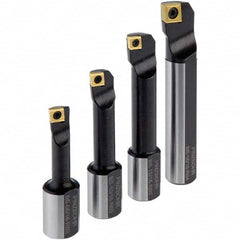 Techniks - 0.394" Min Diam 8mm Shank Diam Right Hand Indexable Boring Bar - Americas Industrial Supply