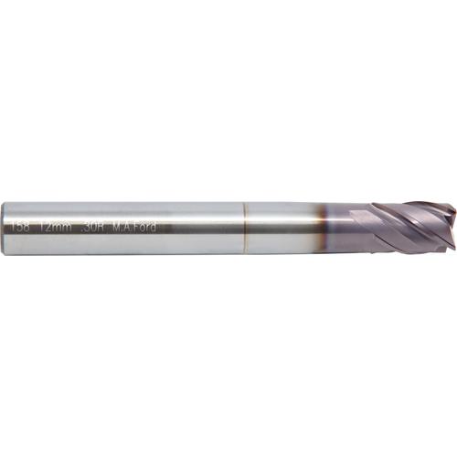 4 mm Dia. × 6 mm Shank × 6 mm DOC × 75 mm OAL, Carbide, ALtima® 52, 4 Flute, Straight, Corner Radius, Solid End Mill