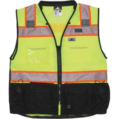 MCR Safety - High Visibility Vests Vest Style: Surveyor's Vest Type: Hi Visibility - Americas Industrial Supply