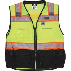 MCR Safety - High Visibility Vests Vest Style: Surveyor's Vest Type: Hi Visibility - Americas Industrial Supply