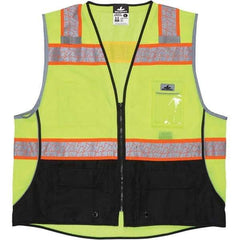 MCR Safety - High Visibility Vests Vest Style: Surveyor's Vest Type: Hi Visibility - Americas Industrial Supply
