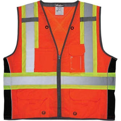 MCR Safety - High Visibility Vests Vest Style: Surveyor's Vest Type: Hi Visibility - Americas Industrial Supply