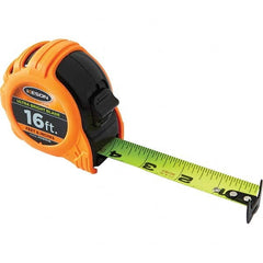 Keson - 16' x 1" Hi-Vis Yellow/White Blade Tape Measure - Americas Industrial Supply