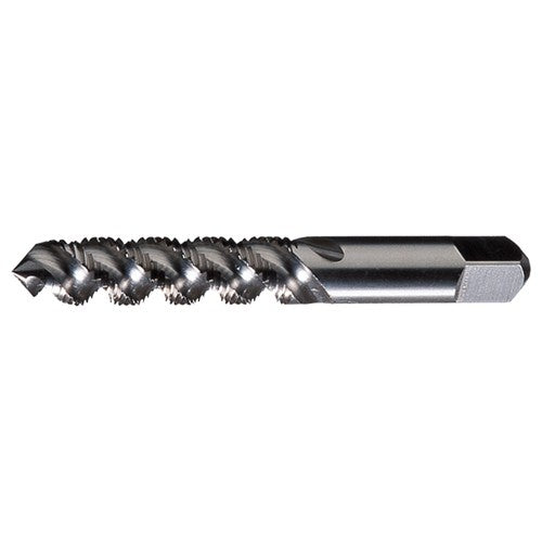 ‎1/4-20 UNC 3 Flute H3 HSS High Helix Plug Chamfer General Purpose High-Spiral Tap- Bright - Exact Industrial Supply