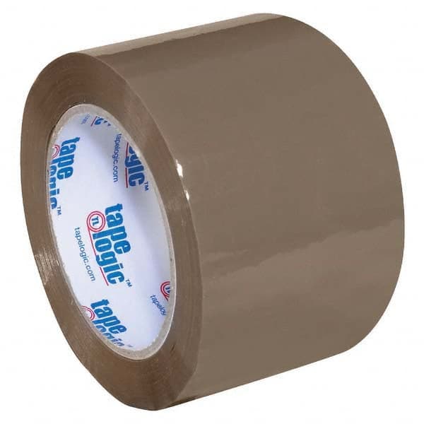 Tape Logic - Pack of (6) 110 Yd Rolls 3" Tan Acrylic Adhesive Packaging Tape - Americas Industrial Supply