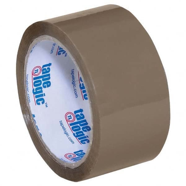 Tape Logic - Pack of (6) 55 Yd Rolls 2" Tan Acrylic Adhesive Packaging Tape - Americas Industrial Supply