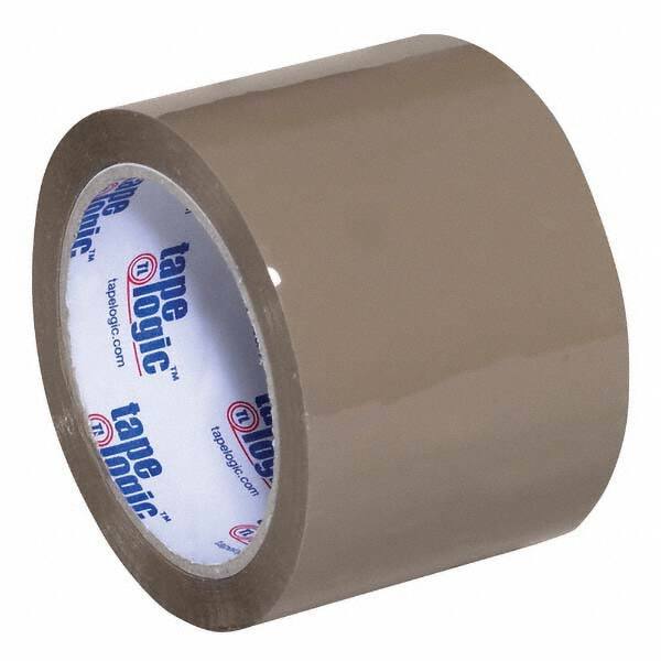 Tape Logic - Pack of (6) 110 Yd Rolls 3" Tan Acrylic Adhesive Packaging Tape - Americas Industrial Supply