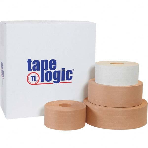 Tape Logic - Pack of (10) 450' Rolls 72mm Kraft (Color) Water Activated Adhesive Packaging Tape - Americas Industrial Supply