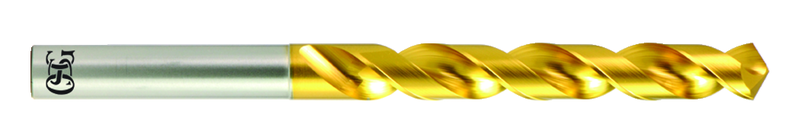 12mm HSSE High Performance EX-SUS-GOLD Jobber Drill-TiN - Americas Industrial Supply