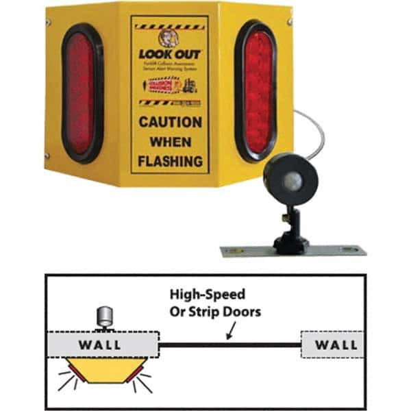 TAPCO - Auxiliary Lights Type: Forklift Warning Light Voltage: 110 VAC to 24VDC - Americas Industrial Supply