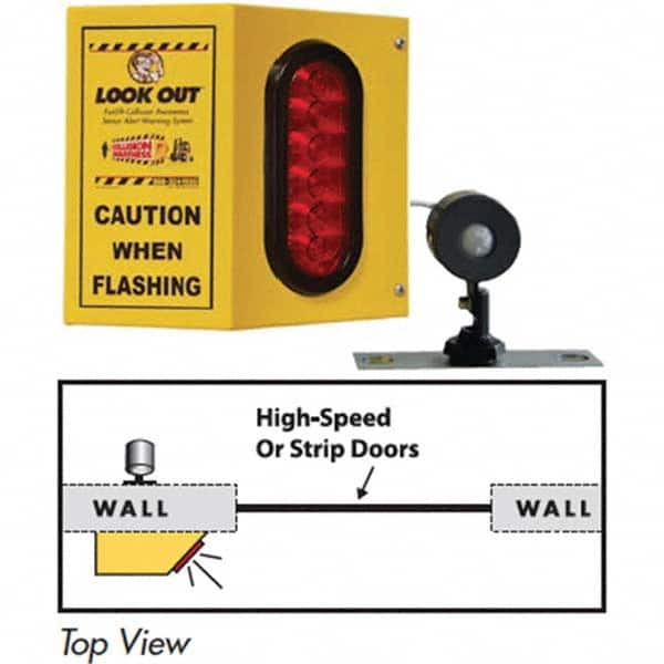 TAPCO - Auxiliary Lights Type: Forklift Warning Light Voltage: 110 VAC to 24VDC - Americas Industrial Supply