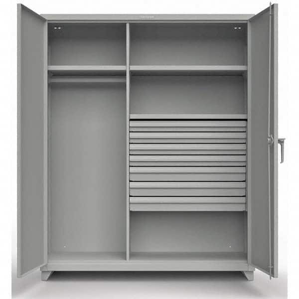 Strong Hold - Storage Cabinets Type: Wardrobe Width (Inch): 60 - Americas Industrial Supply