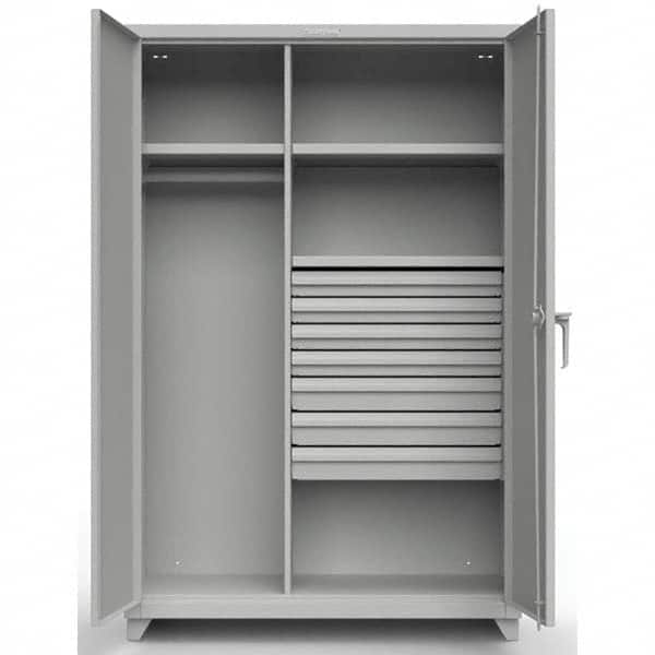 Strong Hold - Storage Cabinets Type: Wardrobe Width (Inch): 48 - Americas Industrial Supply