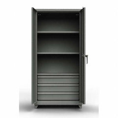 Strong Hold - Storage Cabinets Type: Combination Width (Inch): 36 - Americas Industrial Supply