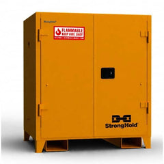 Strong Hold - Safety Cabinets Hazardous Chemical Type: Flammable and Combustible Liquids Color: Yellow - Americas Industrial Supply