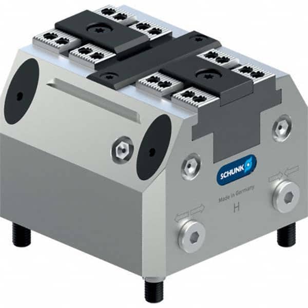 Schunk - Machine Vises Jaw Width (mm): 64.0 Throat Depth (mm): 60.0 - Americas Industrial Supply