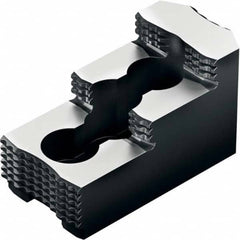 Schunk - 7" Max Chuck Diam 1/16" X 90° Serrated Hard Lathe Chuck Top Jaws - Americas Industrial Supply