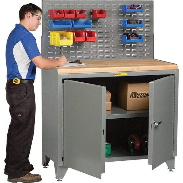 Little Giant - Stationary Workstations Type: Security Workstation Width (Inch): 36 - Americas Industrial Supply