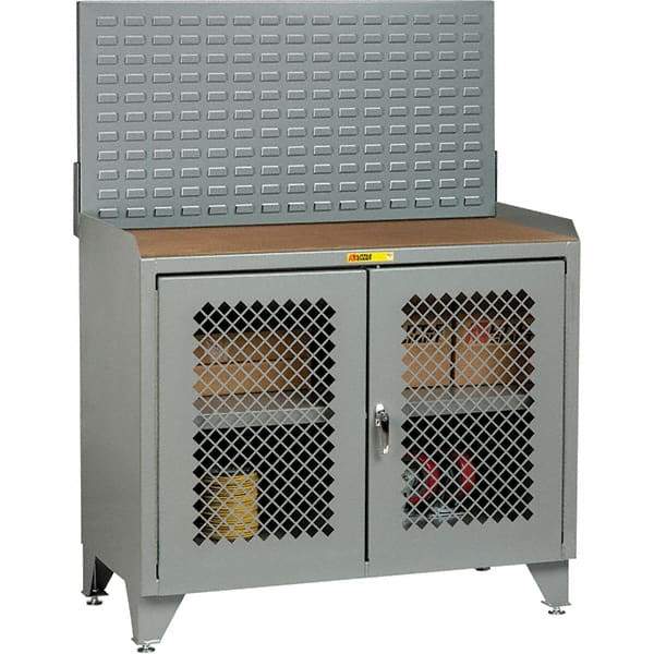 Little Giant - Stationary Workstations Type: Security Workstation Width (Inch): 36 - Americas Industrial Supply