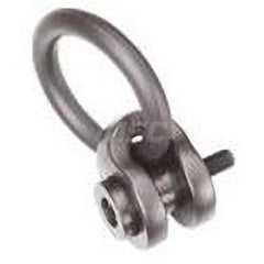 Side Pull Hoist Ring: 7,100 lb Working Load Limit 1-8 Thread Size, Alloy Steel