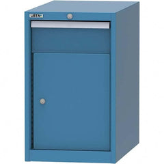 LISTA - 1 Drawer, 45 Compartment Bright Blue Steel Modular Storage Cabinet - Americas Industrial Supply