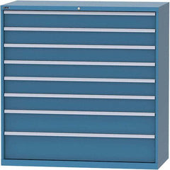 LISTA - 8 Drawer, 84 Compartment Bright Blue Steel Modular Storage Cabinet - Americas Industrial Supply