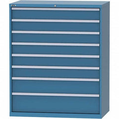LISTA - 8 Drawer, 159 Compartment Bright Blue Steel Modular Storage Cabinet - Americas Industrial Supply