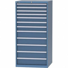 LISTA - 12 Drawer, 124 Compartment Bright Blue Steel Modular Storage Cabinet - Americas Industrial Supply