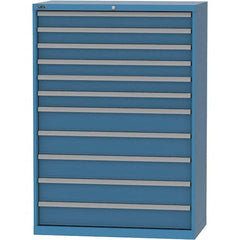LISTA - 11 Drawer, 84 Compartment Bright Blue Steel Modular Storage Cabinet - Americas Industrial Supply
