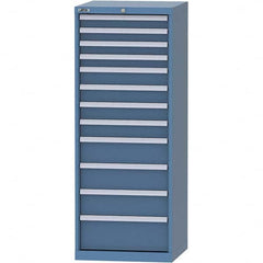 LISTA - 12 Drawer, 84 Compartment Bright Blue Steel Modular Storage Cabinet - Americas Industrial Supply