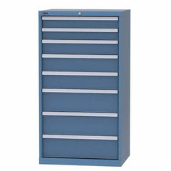 LISTA - 13 Drawer, 124 Compartment Bright Blue Steel Modular Storage Cabinet - Americas Industrial Supply