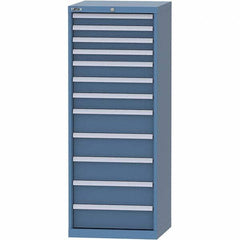 LISTA - 12 Drawer, 84 Compartment Bright Blue Steel Modular Storage Cabinet - Americas Industrial Supply