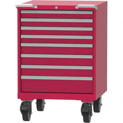 LISTA - 8 Drawer, 45 Compartment Bright Blue Steel Modular Storage Cabinet - Americas Industrial Supply