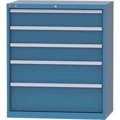 LISTA - 4 Drawer, 84 Compartment Bright Blue Steel Modular Storage Cabinet - Americas Industrial Supply