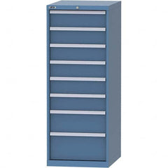 LISTA - 8 Drawer, 99 Compartment Bright Blue Steel Modular Storage Cabinet - Americas Industrial Supply