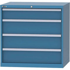 LISTA - 4 Drawer, 84 Compartment Bright Blue Steel Modular Storage Cabinet - Americas Industrial Supply