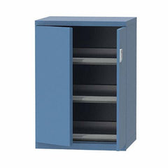 LISTA - 7 Drawer, 124 Compartment Bright Blue Steel Modular Storage Cabinet - Americas Industrial Supply