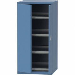 LISTA - 45 Compartment Bright Blue Steel Modular Storage Cabinet - Americas Industrial Supply