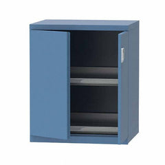 LISTA - 7 Drawer, 124 Compartment Bright Blue Steel Modular Storage Cabinet - Americas Industrial Supply