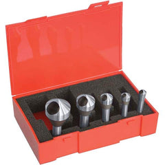 Cleveland - Countersink Sets Countersink Type: Zero Flute Minimum Head Diameter (Inch): 5/16 - Americas Industrial Supply