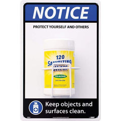 NMC - PPE Dispensers Type: Disinfectant Wipe Dispenser Station Mount: Table/Wall - Americas Industrial Supply