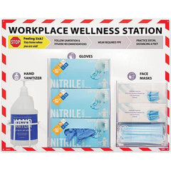 NMC - PPE Dispensers Type: Wellness Station Mount: Table/Wall - Americas Industrial Supply