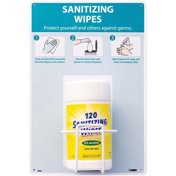 NMC - PPE Dispensers Type: Sanitizing Wipe Dispenser Station Mount: Table/Wall - Americas Industrial Supply