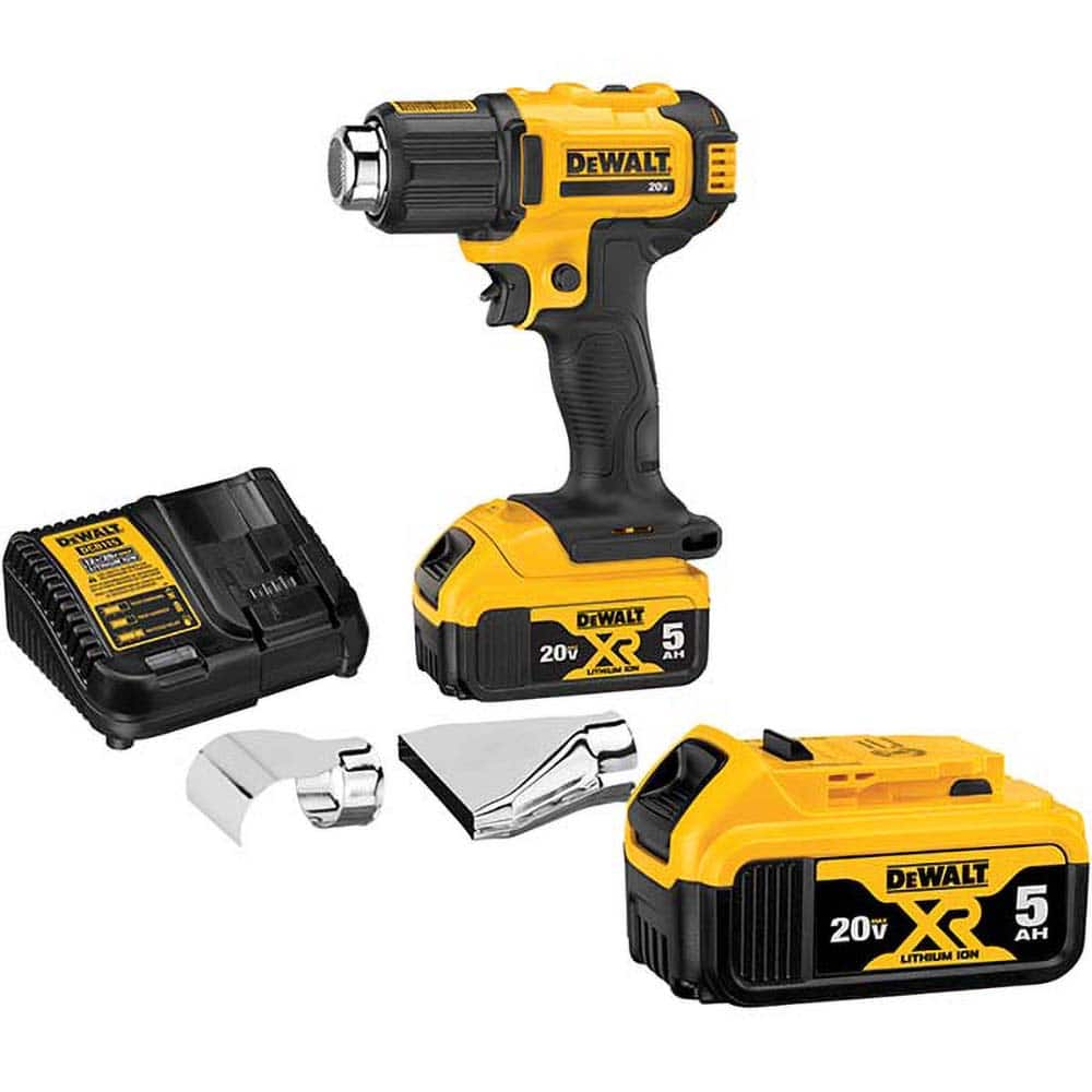 DeWALT - Heat Guns & Blowers Type: Heat Gun Heat Setting (Deg F): 550-990 - Americas Industrial Supply