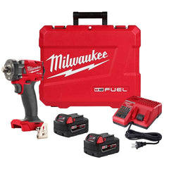 Milwaukee Tool - Cordless Impact Wrenches & Ratchets Voltage: 18.00 Drive Size (Inch): 1/2 - Americas Industrial Supply