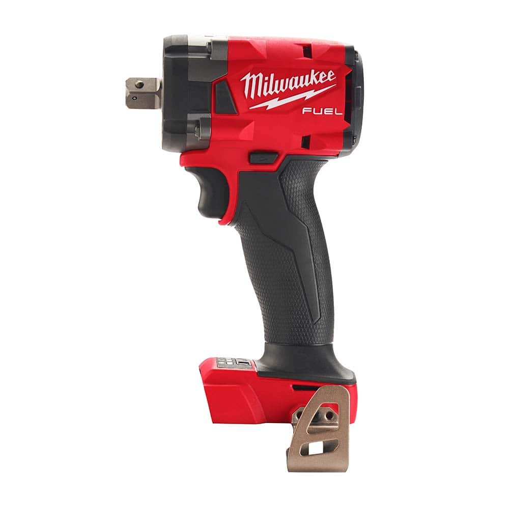 Milwaukee Tool - Cordless Impact Wrenches & Ratchets Voltage: 18.00 Drive Size (Inch): 1/2 - Americas Industrial Supply