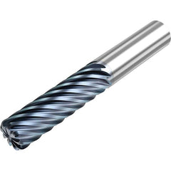 Niagara Cutter - 3/4" Diam 9 Flute Solid Carbide 0.12" Corner Radius End Mill - Americas Industrial Supply